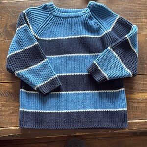 Striped Blue and Black 4t Sweater
